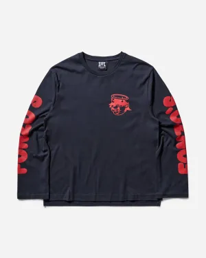 T-shirt à manches longues Fonzo pour hommes - Bleu marine