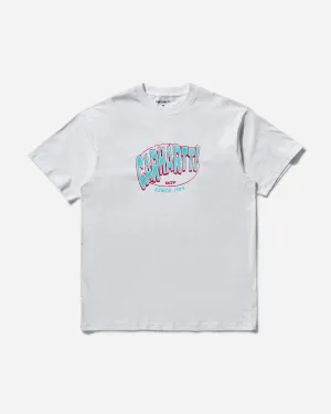T-shirt Homme Script Chaud Blanc