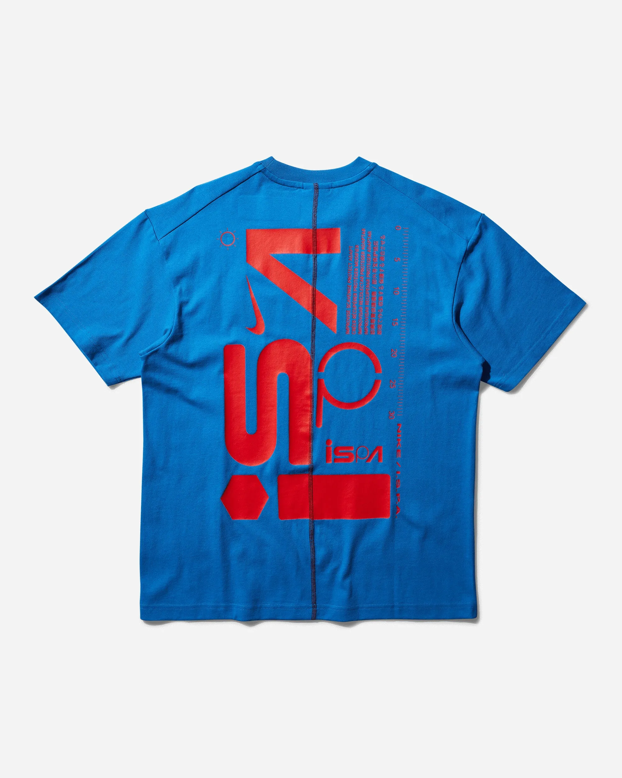 T-shirt graphique ISPA pour homme Bleu Photo Clair