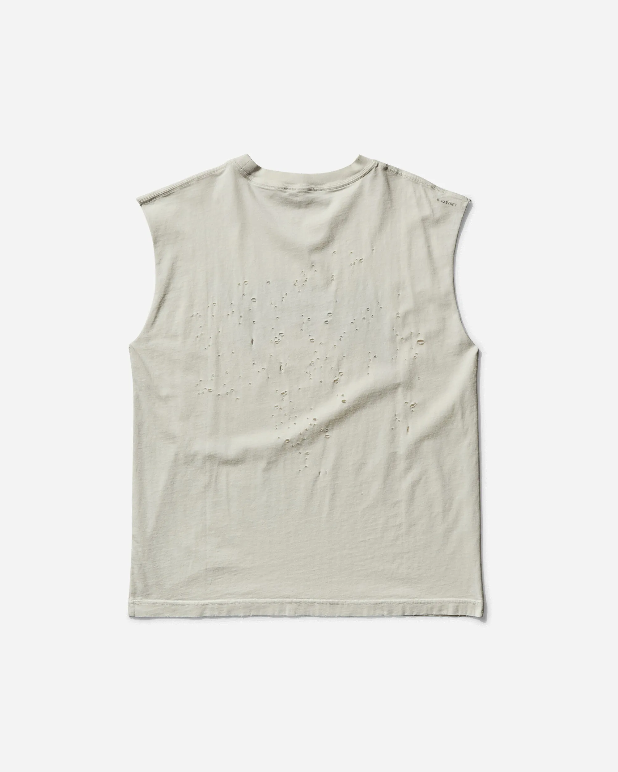 T-shirt musclé MothTech pour homme - Blanc cassé