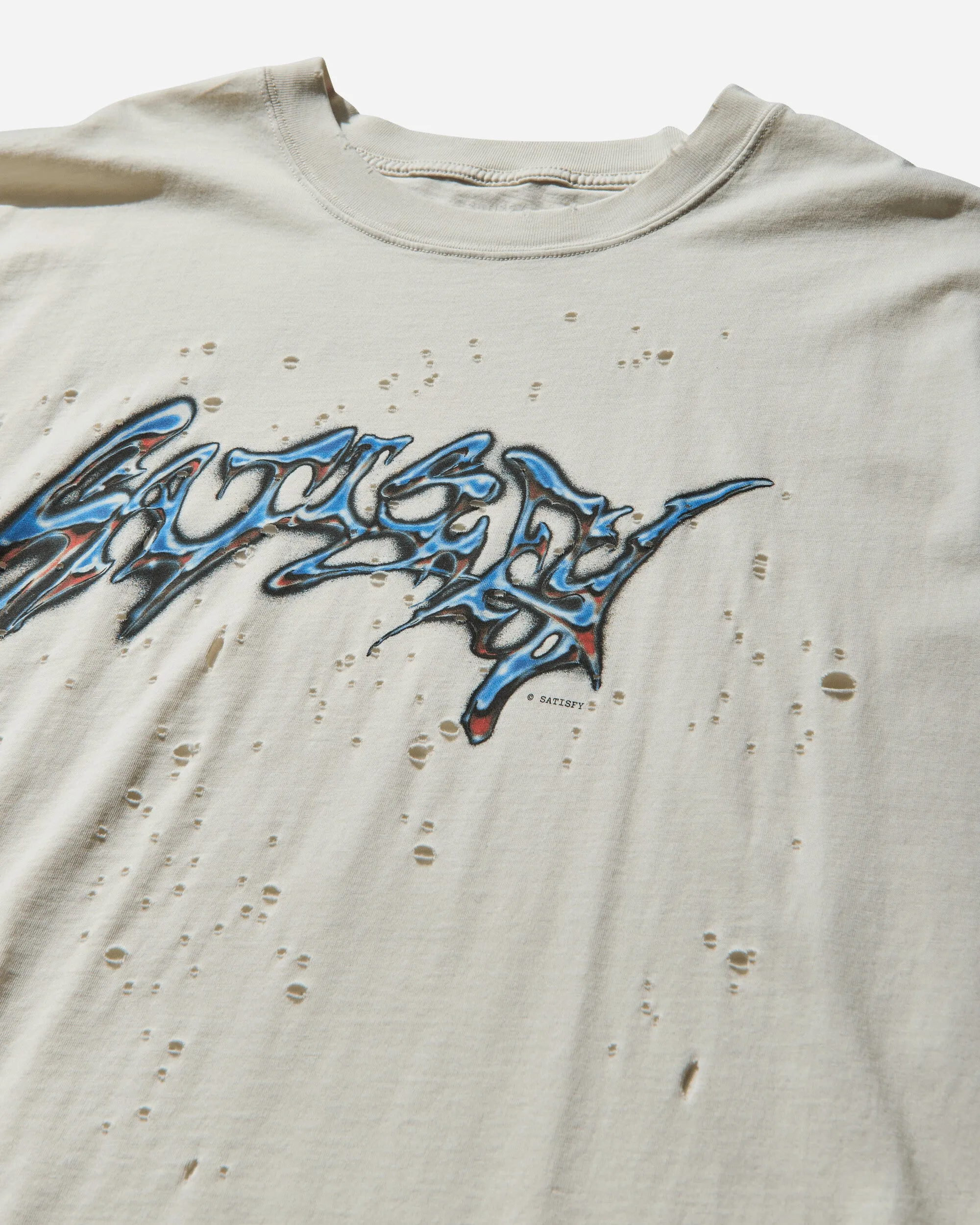 T-shirt musclé MothTech pour homme - Blanc cassé