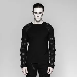 Chemises à bretelles punk pour hommes