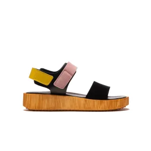 Mist Black Multi Suède