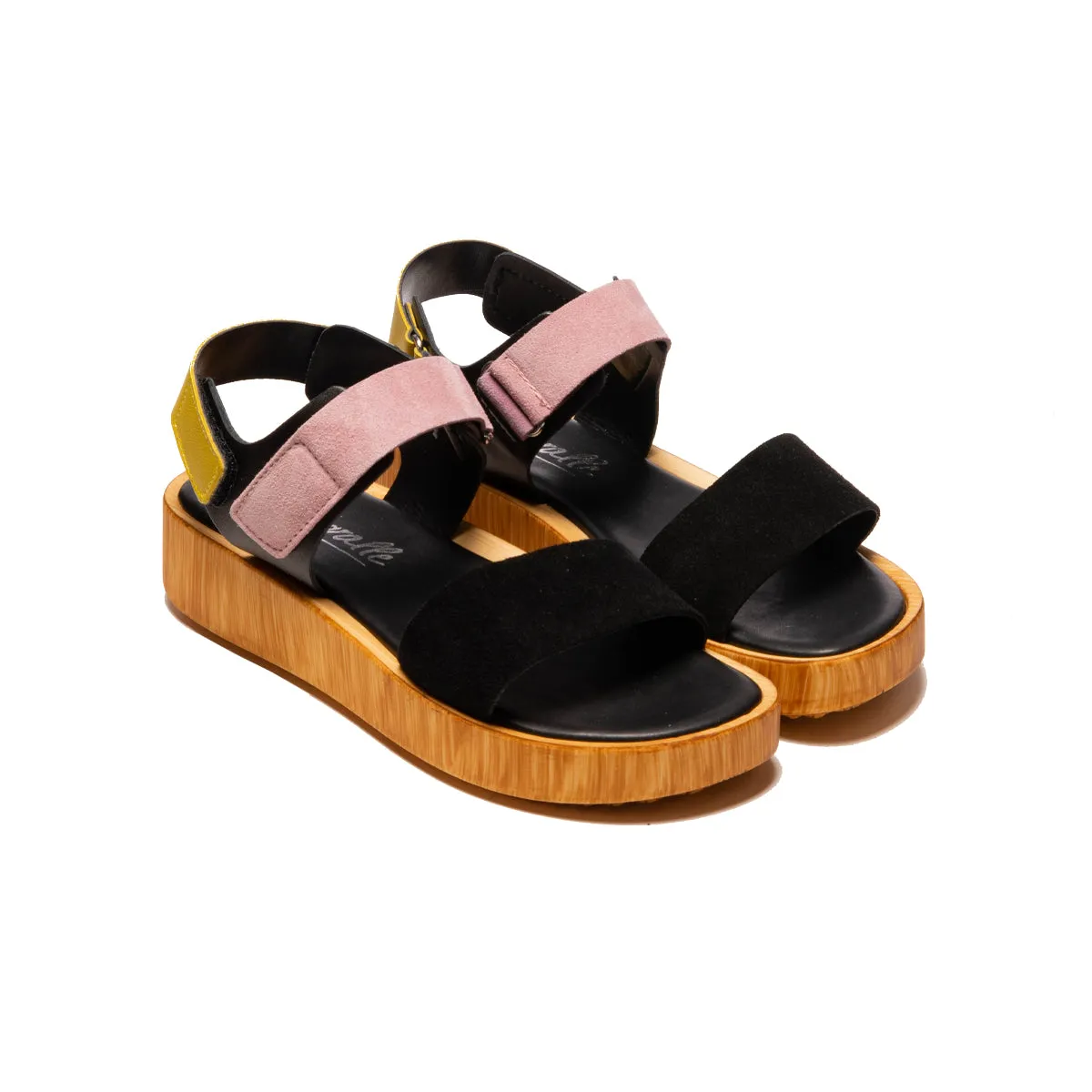 Mist Black Multi Suède