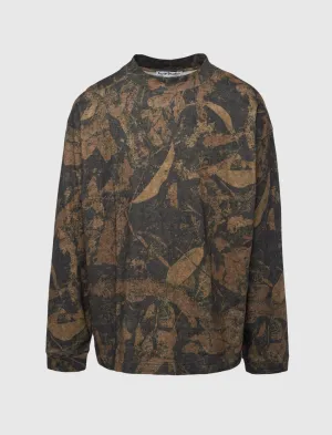 T-SHIRT CAMOUFLAGE MARRON BOUEUX