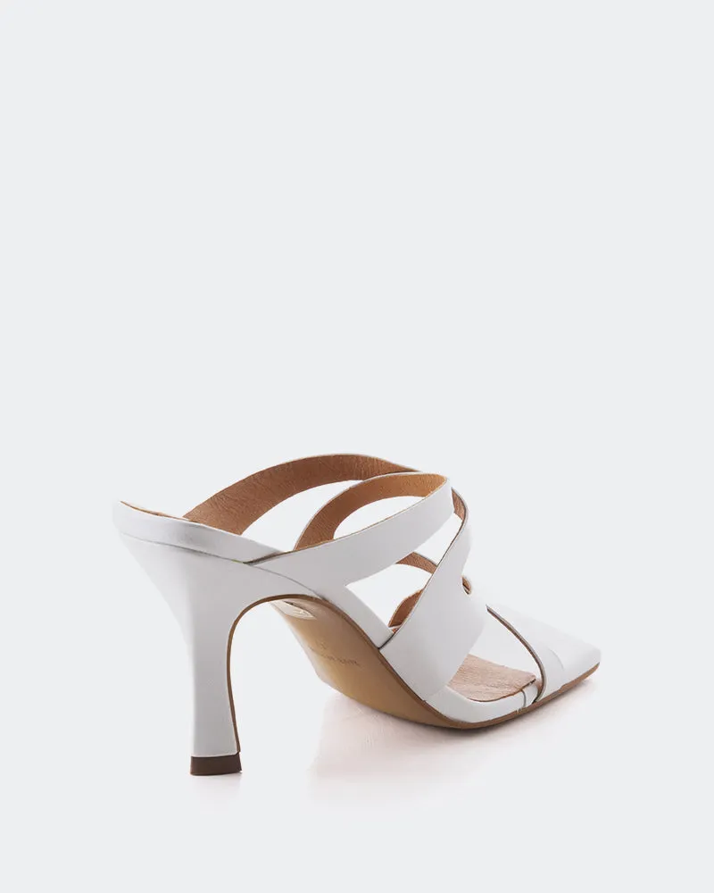 Myrtos Cuir Blanc