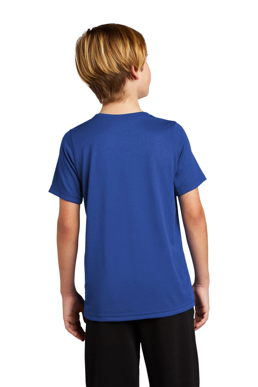 Nike Youth Legend Dri-Fit T-shirt à manches courtes et col rond - Bleu Game Royal, évacuant l'humidité