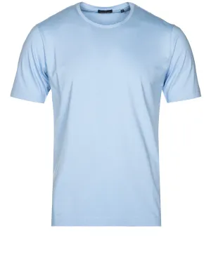 T-shirt en coton Pima Bleu