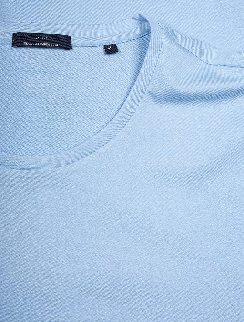 T-shirt en coton Pima Bleu