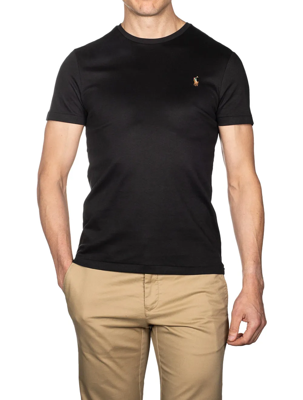 T-shirt Pima Polo Noir