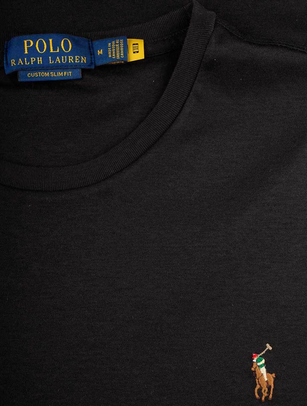 T-shirt Pima Polo Noir