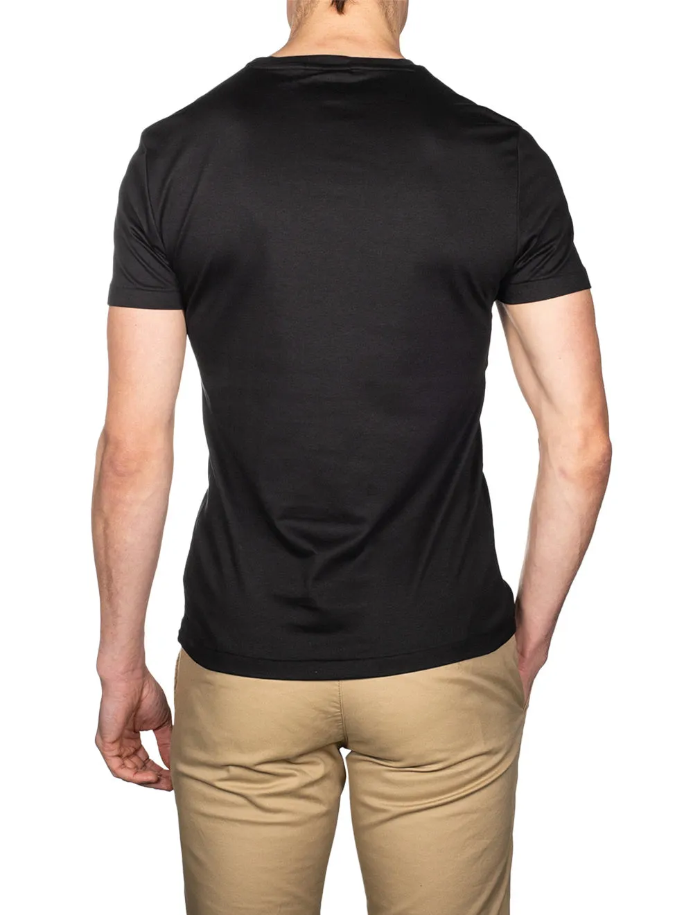 T-shirt Pima Polo Noir