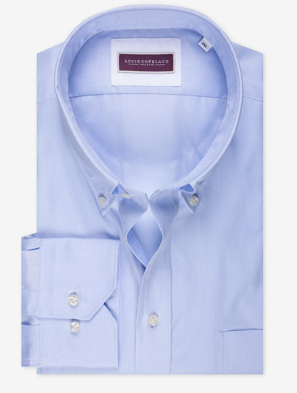 Chemise à boutons Pinhead avec poche bleue