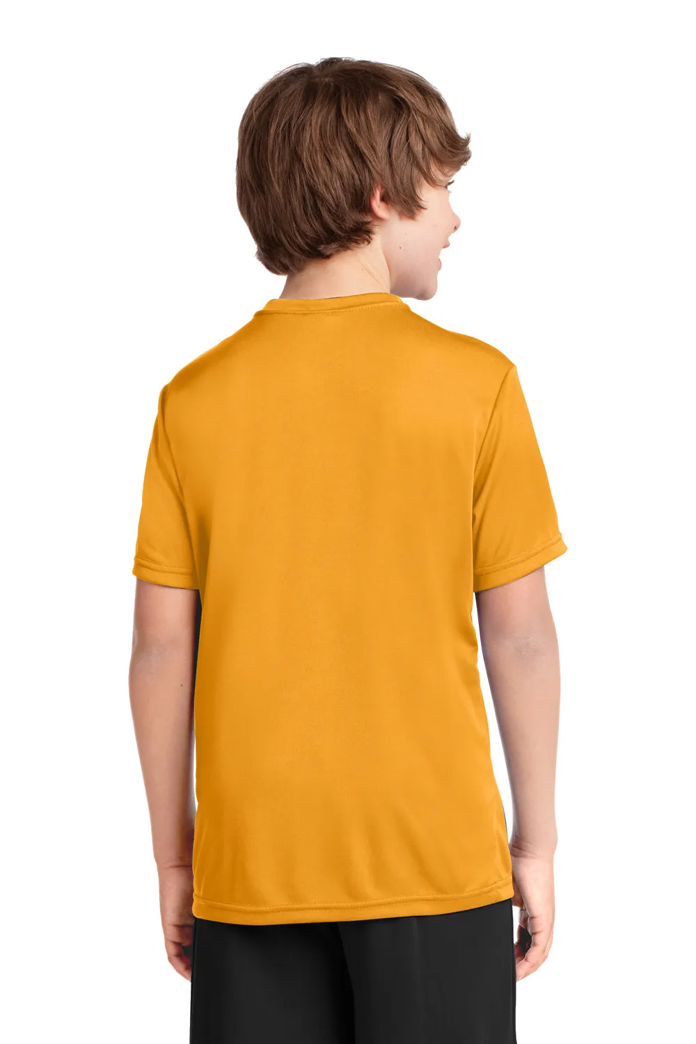Port & Company Youth T-shirt à manches courtes col rond en Dry Zone Performance évacuant l'humidité - Or