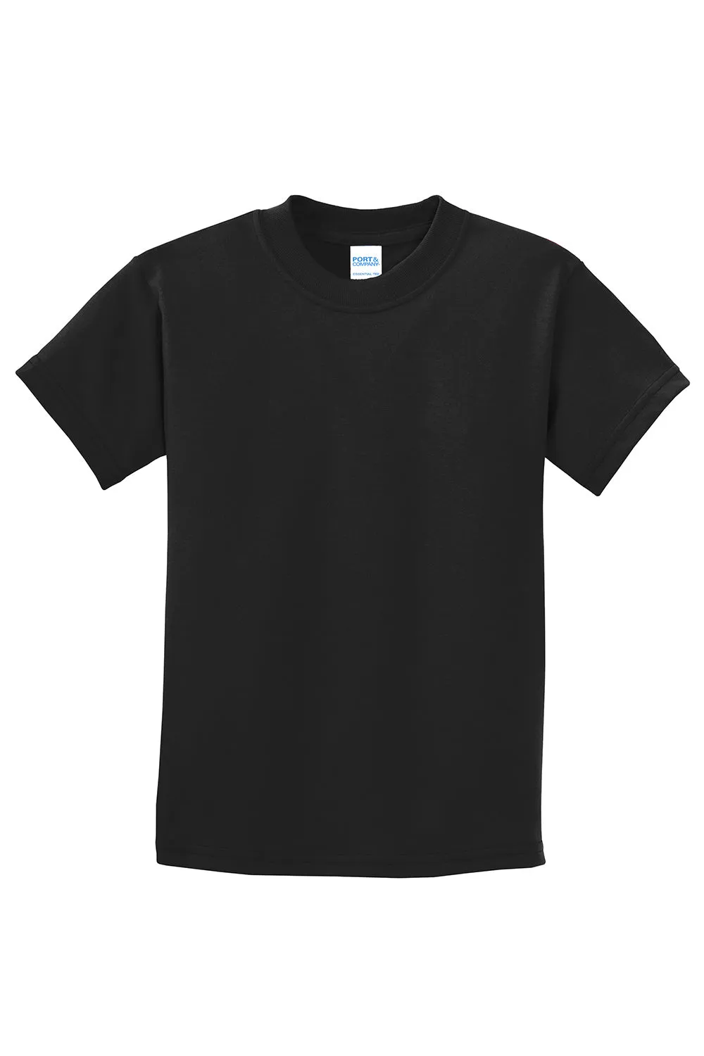 Port & Company T-shirt à manches courtes essentiel pour jeunes - Noir intense
