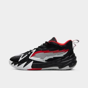 Puma Scoot Zeros Noir / Blanc - Chaussures Puma Rouge