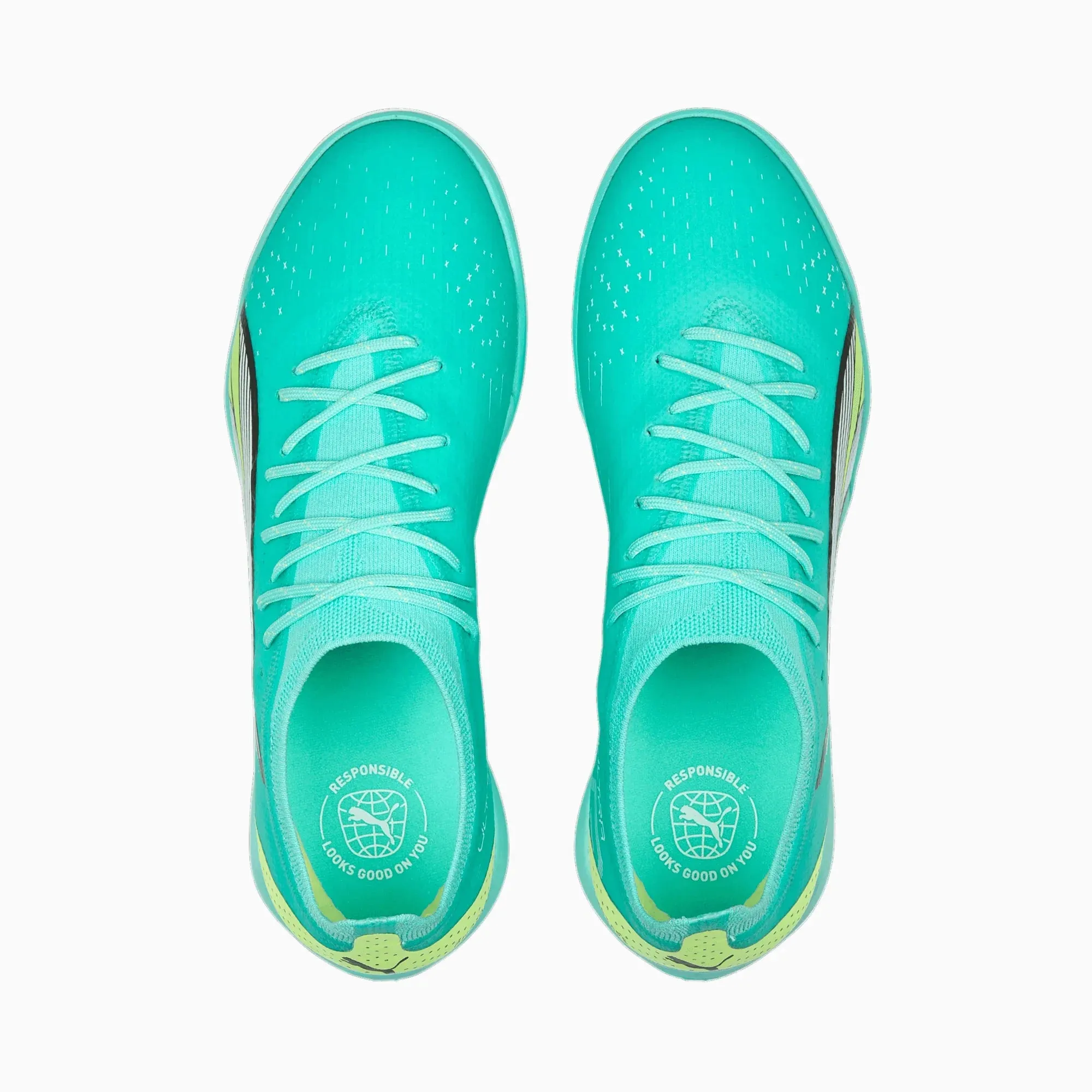 Chaussures de football sur gazon synthétique Puma Ultra Ultimate Cage TF - Étincelle bleue Ultra Match Orange