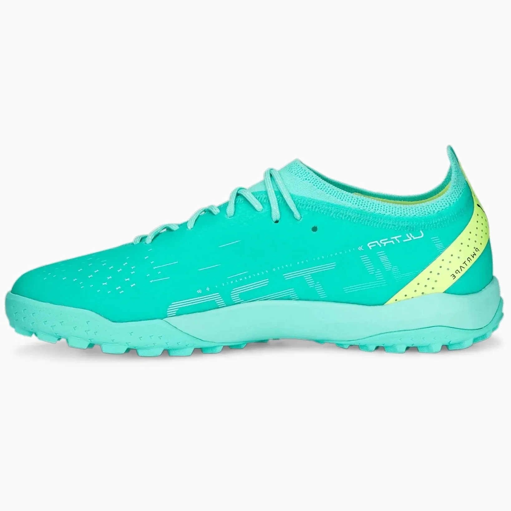Chaussures de football sur gazon synthétique Puma Ultra Ultimate Cage TF - Étincelle bleue Ultra Match Orange