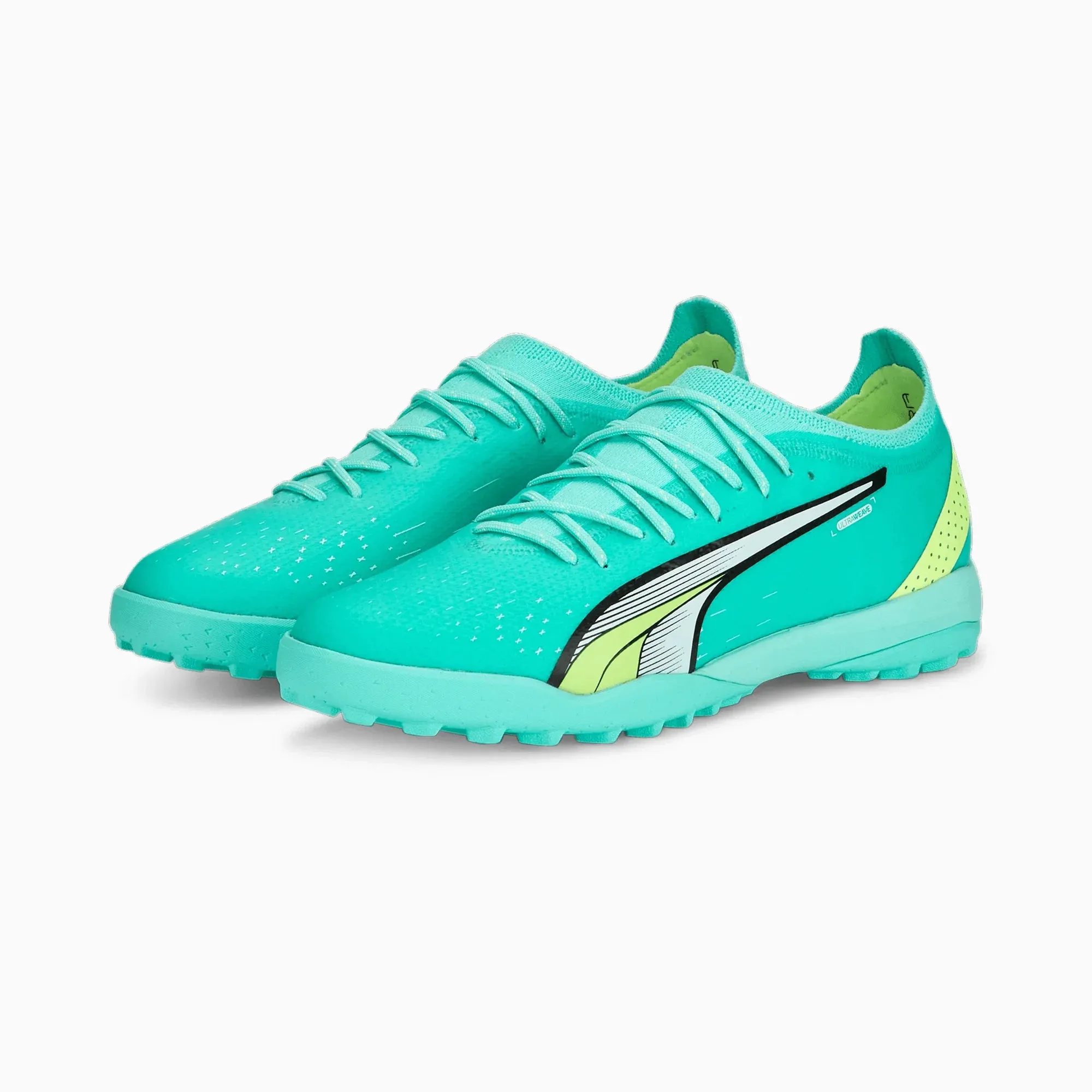 Chaussures de football sur gazon synthétique Puma Ultra Ultimate Cage TF - Étincelle bleue Ultra Match Orange