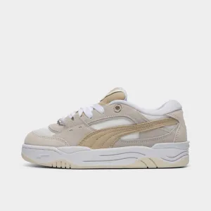 Chaussures Puma 180 en velours côtelé pour femmes, couleur blanc givré / blanc