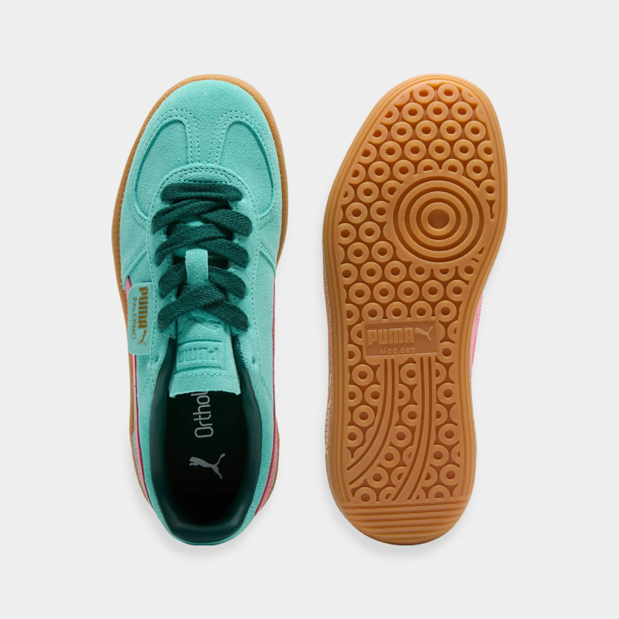 Chaussures Puma pour Femme Palermo Aquatic / Myrte Foncé