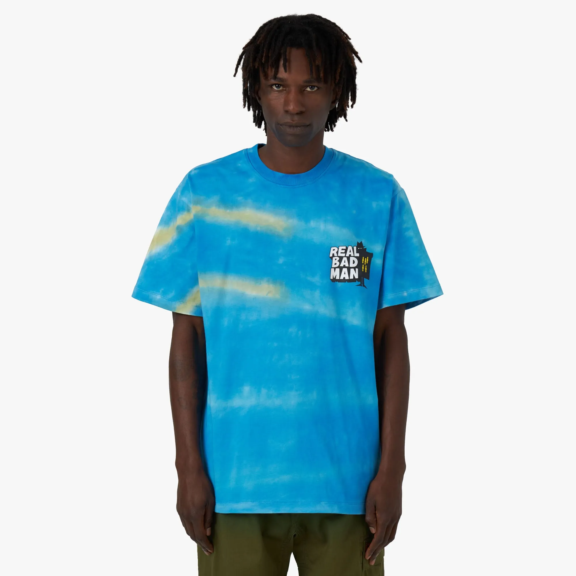 T-shirt Future Days Real Bad Man x Gramicci / Teinture nouée bleue