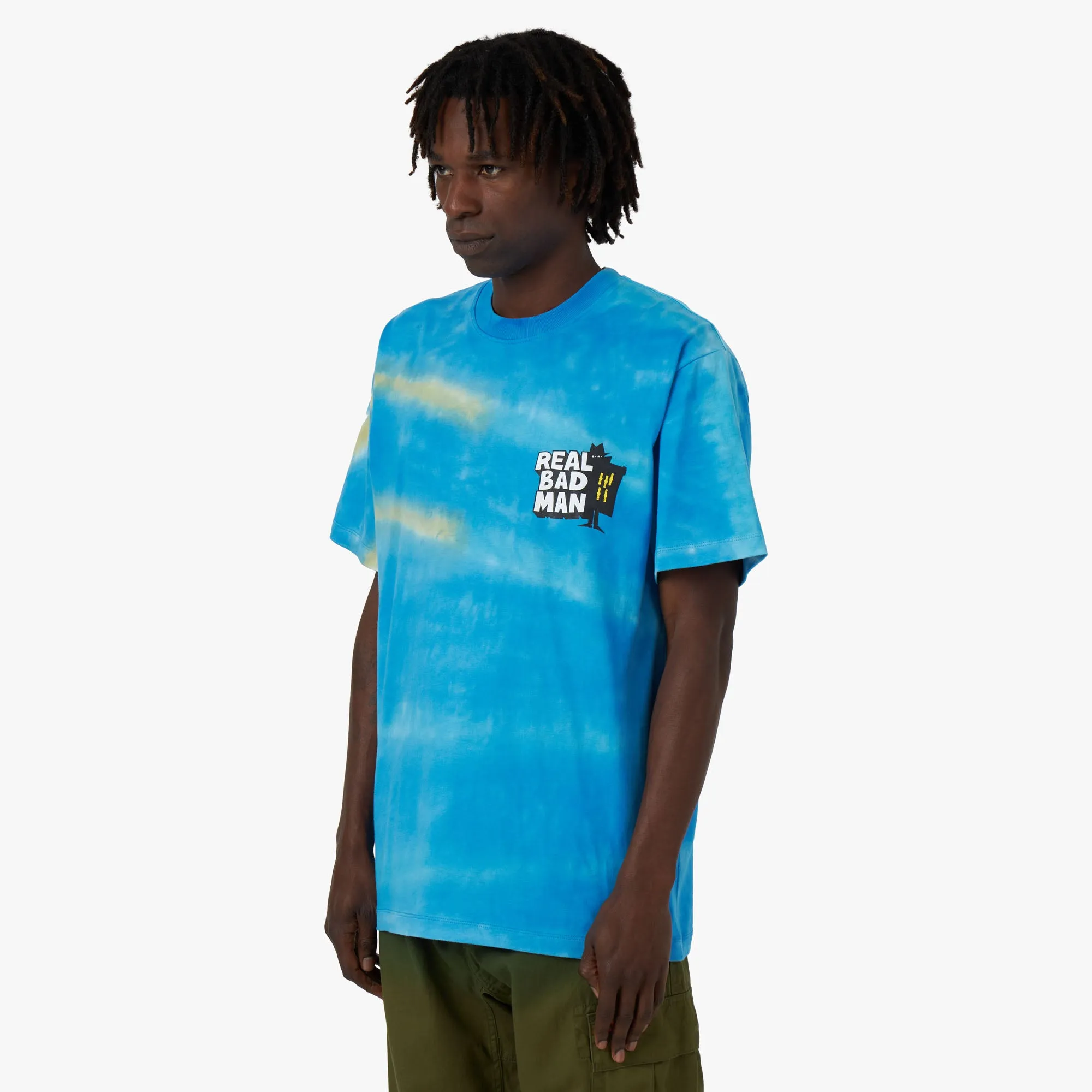 T-shirt Future Days Real Bad Man x Gramicci / Teinture nouée bleue
