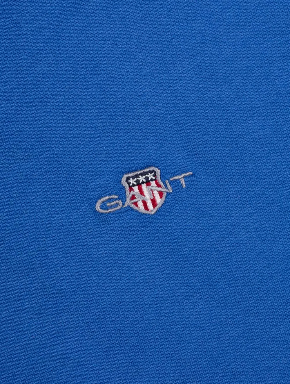 T-shirt Regular Fit Shield à manches courtes Bleu riche