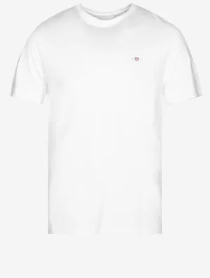 T-shirt Regular Fit Shield à manches courtes Blanc