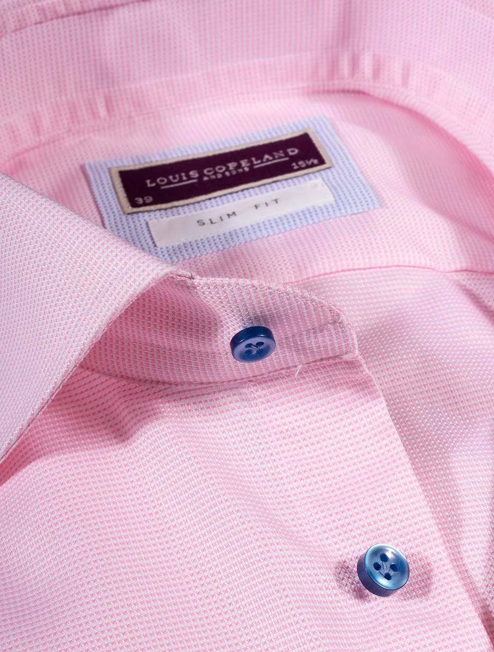 Chemise Slim Fit Ronaldo Nailhead Rose