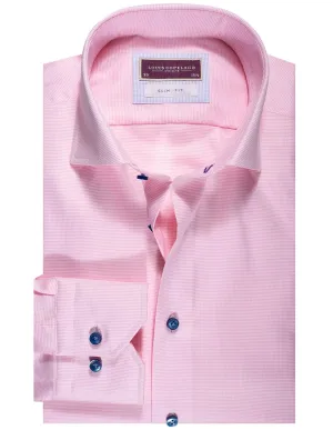 Chemise Slim Fit Ronaldo Nailhead Rose
