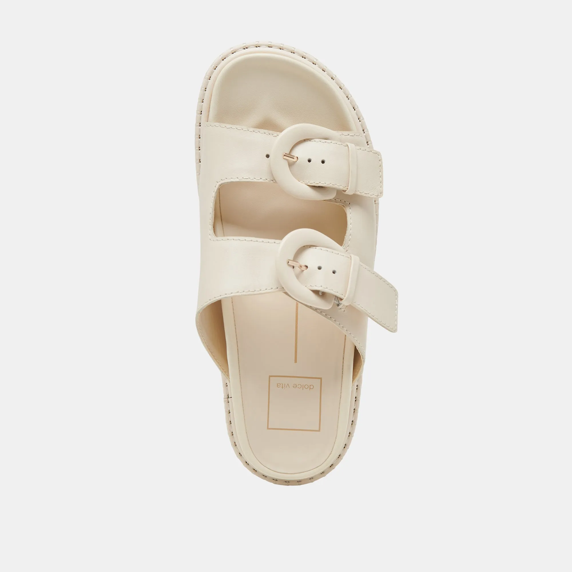 SHAUNY SANDALES EN CUIR BONE