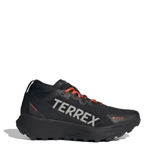 Chaussures Adidas Terrex Homme Adidas Terrex Agravic GTX pour Course à Pied en Sentier Noir de Base / Gris / Orange Semi Impact