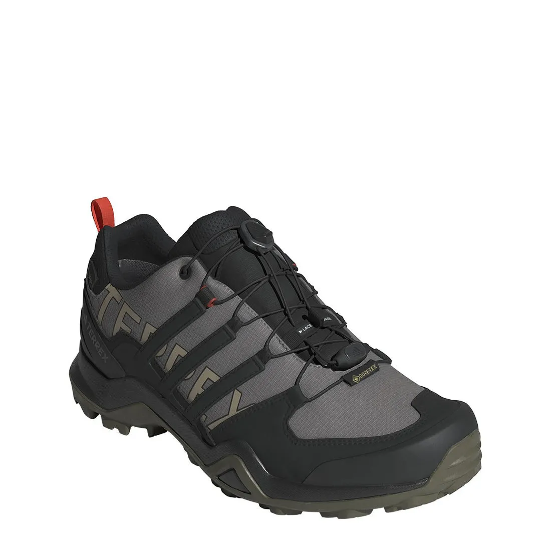 Chaussures Adidas Terrex Homme Adidas Terrex Swift R2 Gore-Tex Chaussures de Randonnée Gris Charbon / Noir de Base / Olive Stratus