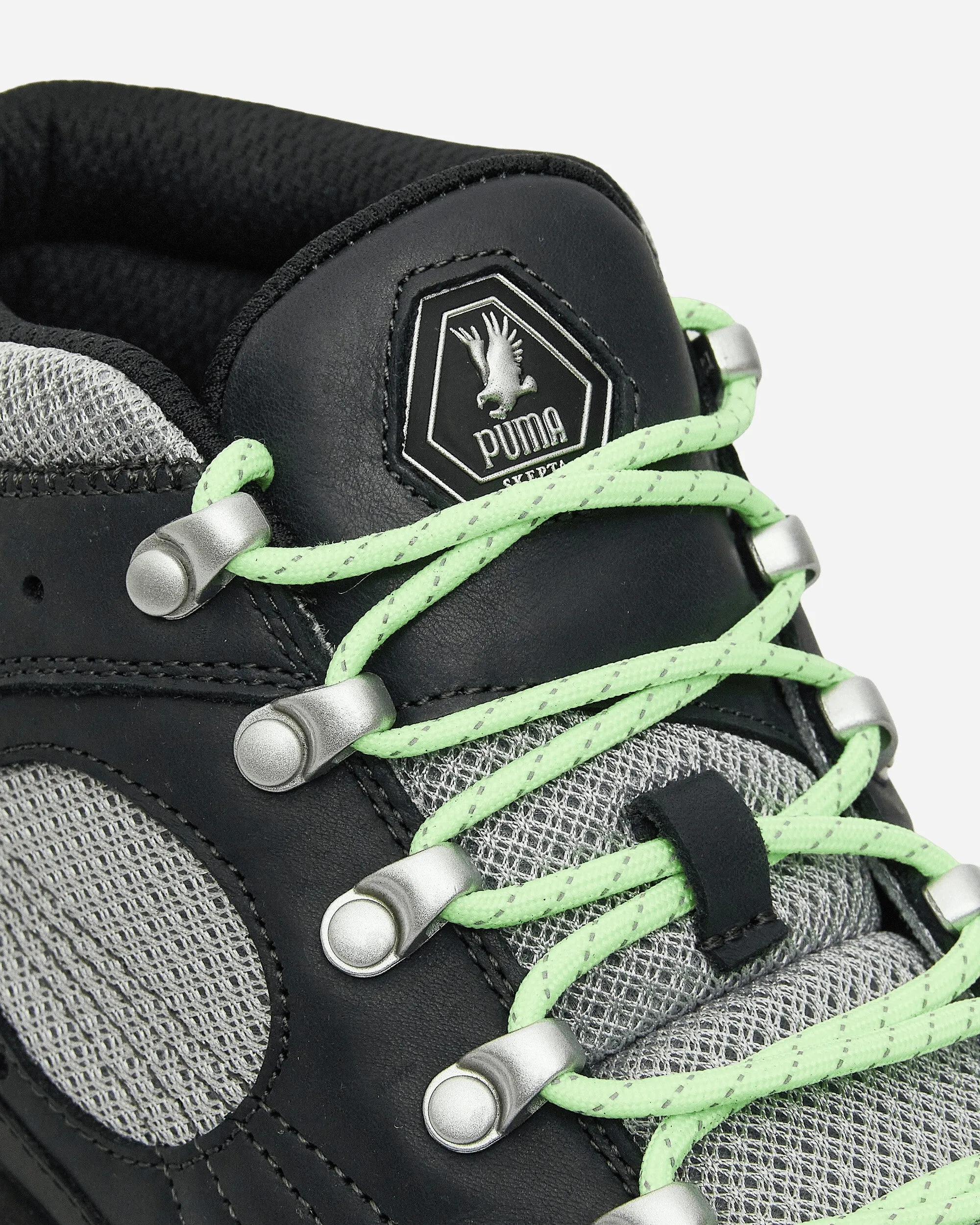 Skepta Forever Mid Sneakers Plat Gris Foncé / Argent / Noir