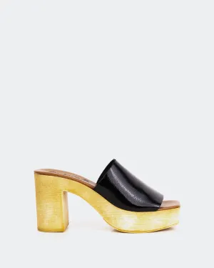 Snicker en cuir noir