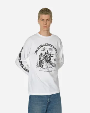 T-shirt manches longues Statue Blanc