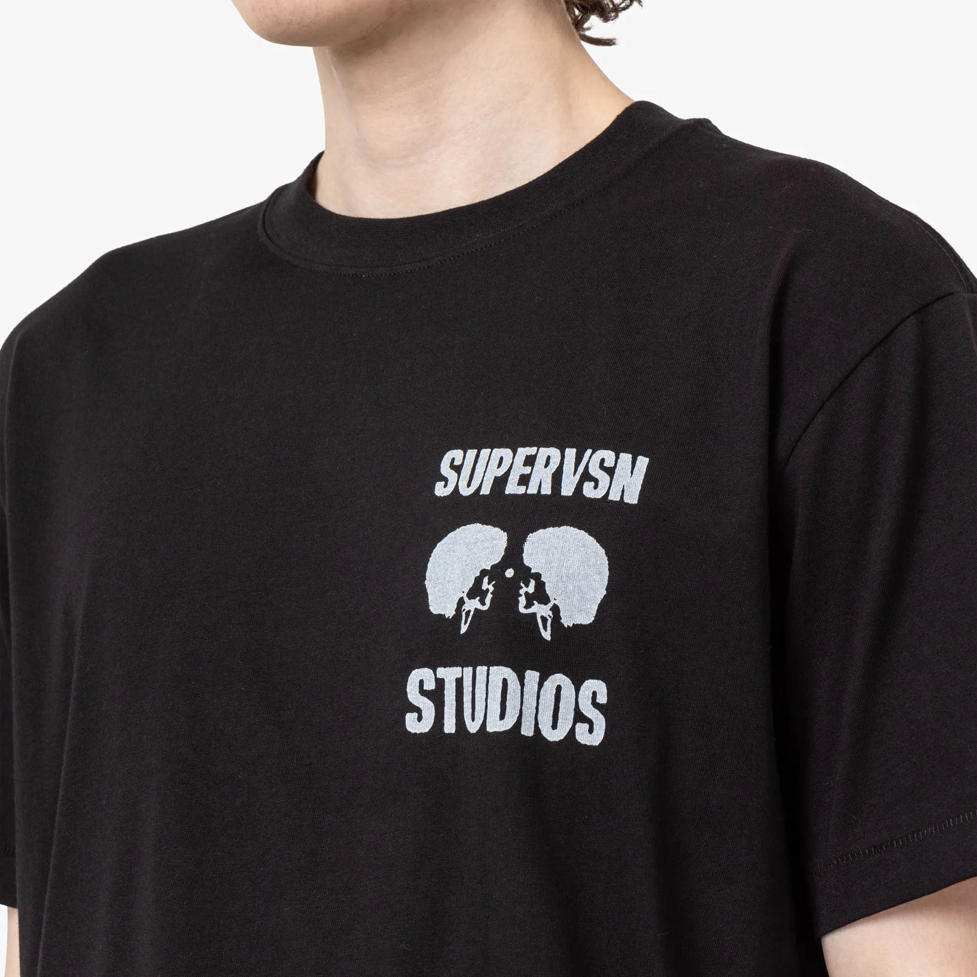 T-shirt Supervsn Reflection / Noir
