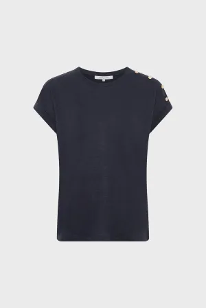 T-shirt Gigi Dbt29b250 Bleu marine