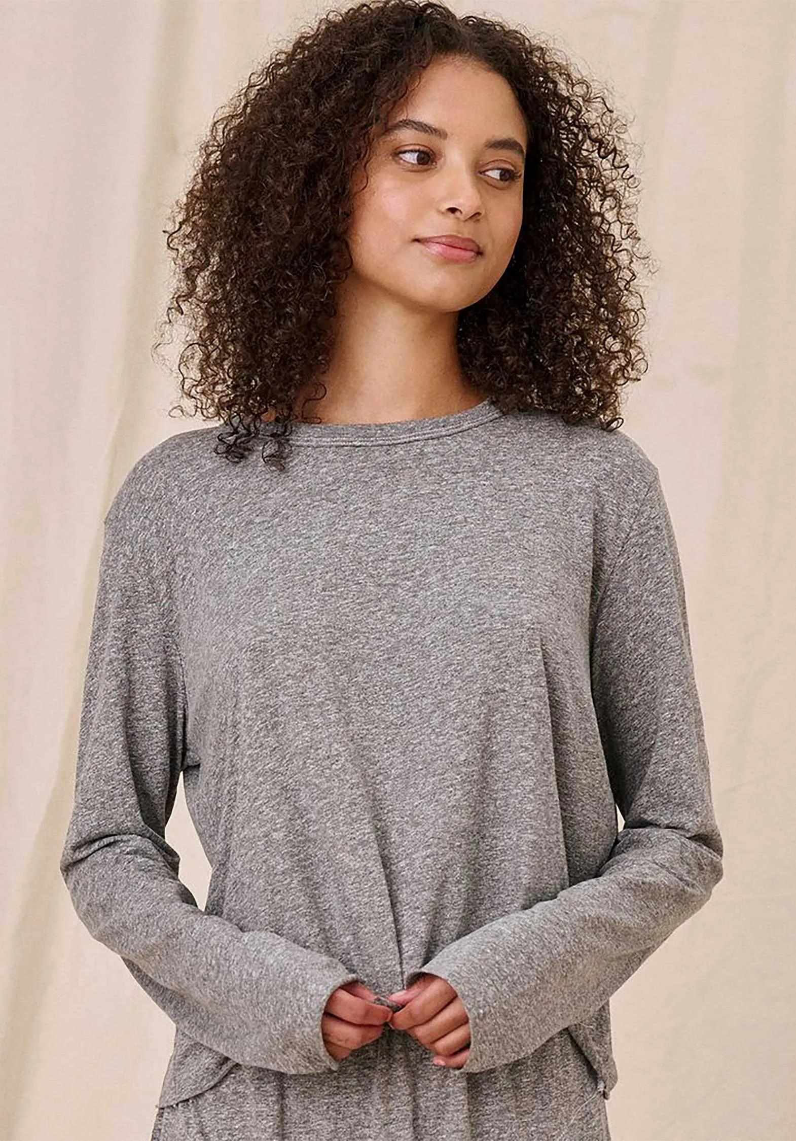 T-shirt T305005 Gris chiné