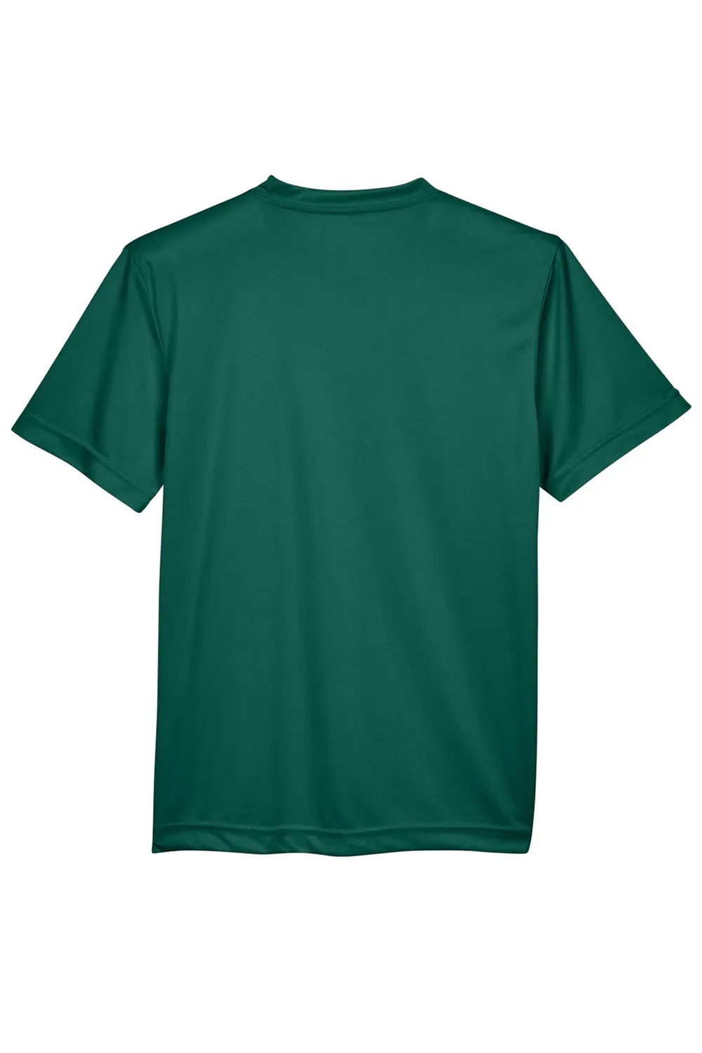 T-shirt à manches courtes et col rond Team 365 Youth Zone Performance à évacuation de l'humidité - Vert forêt