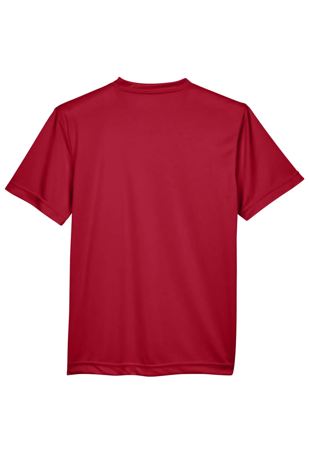 T-shirt à manches courtes et col rond Team 365 Youth Zone Performance à évacuation de l'humidité - Rouge écarlate