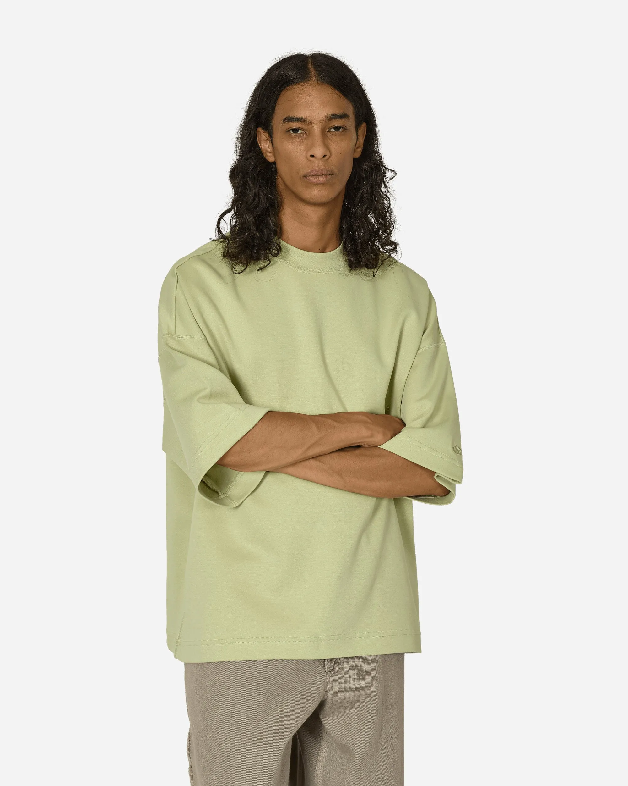 T-shirt en polaire à manches courtes Tech Olive Aura