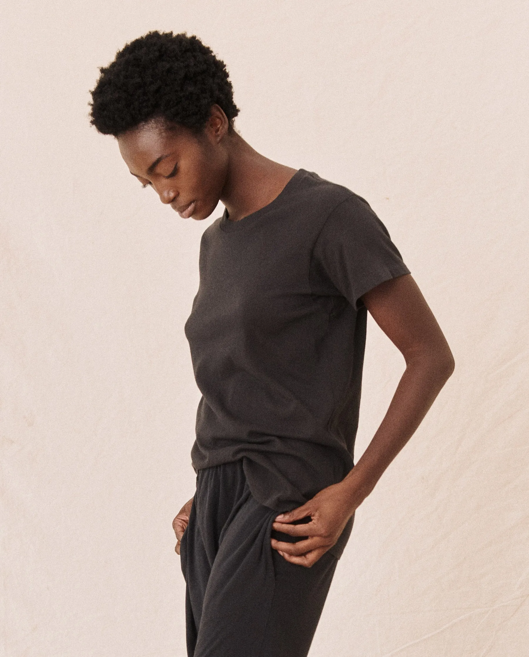T-shirt The Slim Noir Presque