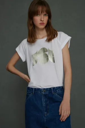 T-shirt Valentina Blanc