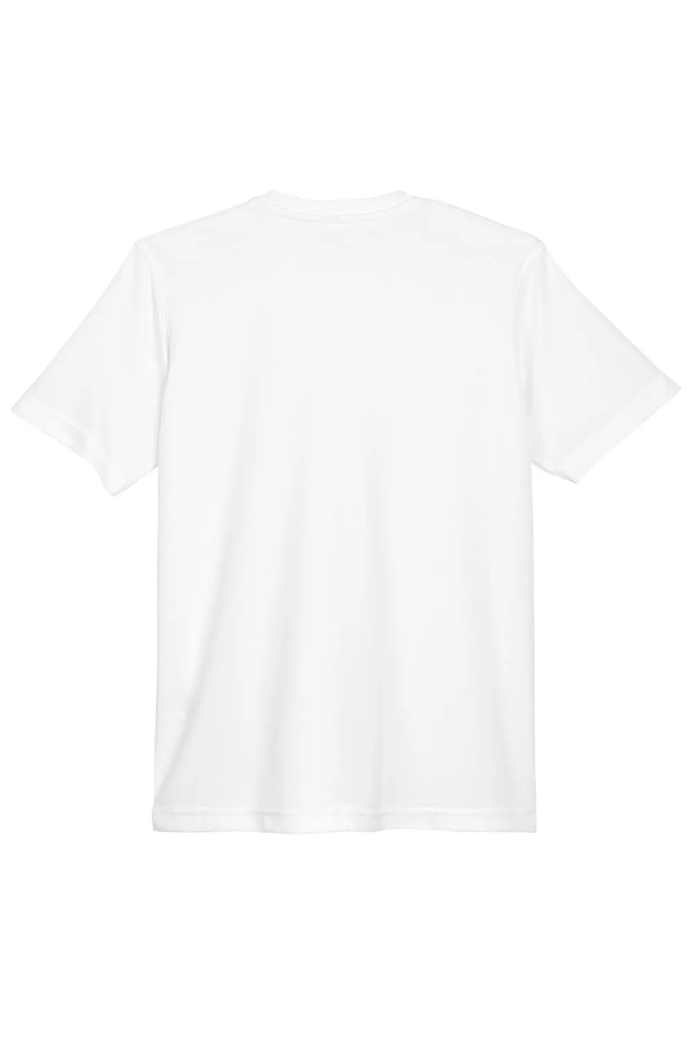 UltraClub Jeunesse T-Shirt à Manches Courtes Col Rond Performance Fraîcheur et Séchage Rapide - Blanc