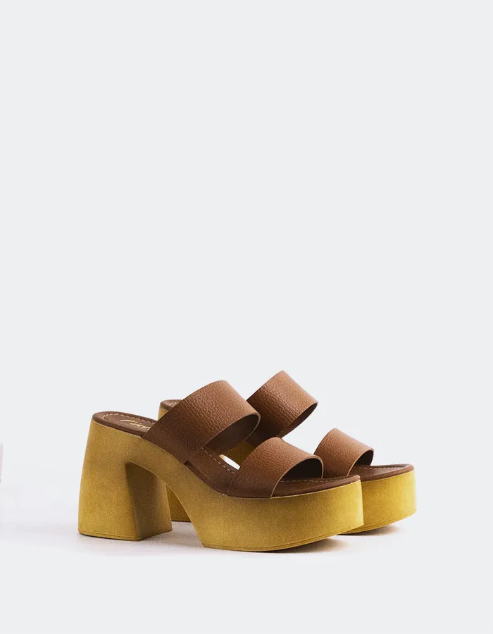 Vyronas Cuir Brun Clair