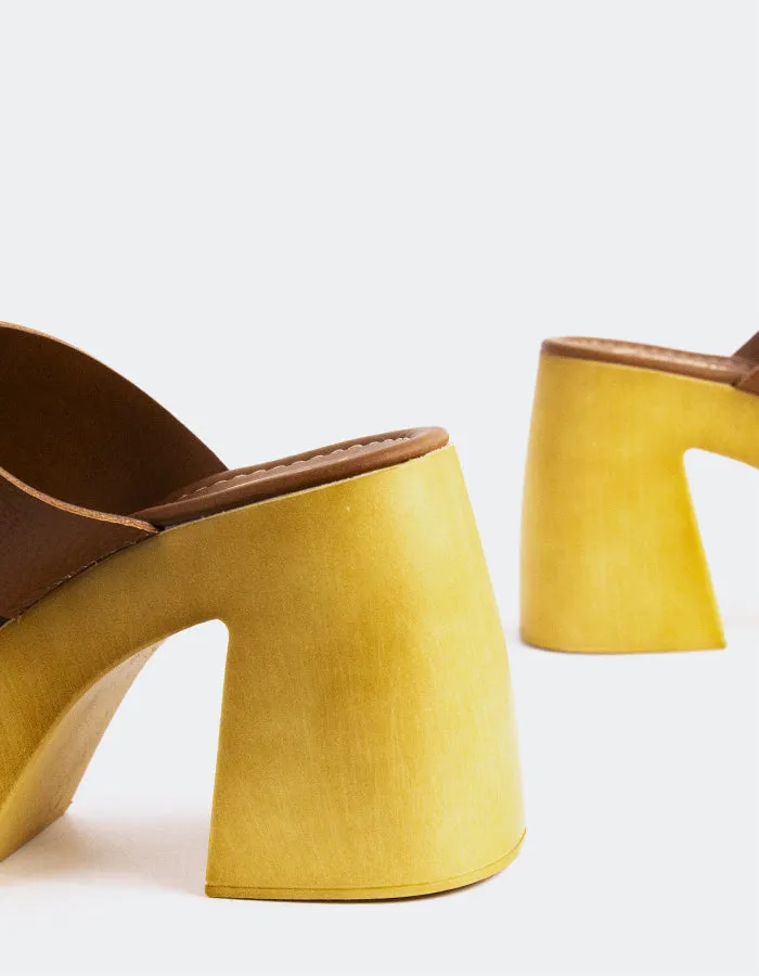Vyronas Cuir Brun Clair