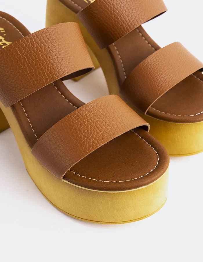 Vyronas Cuir Brun Clair