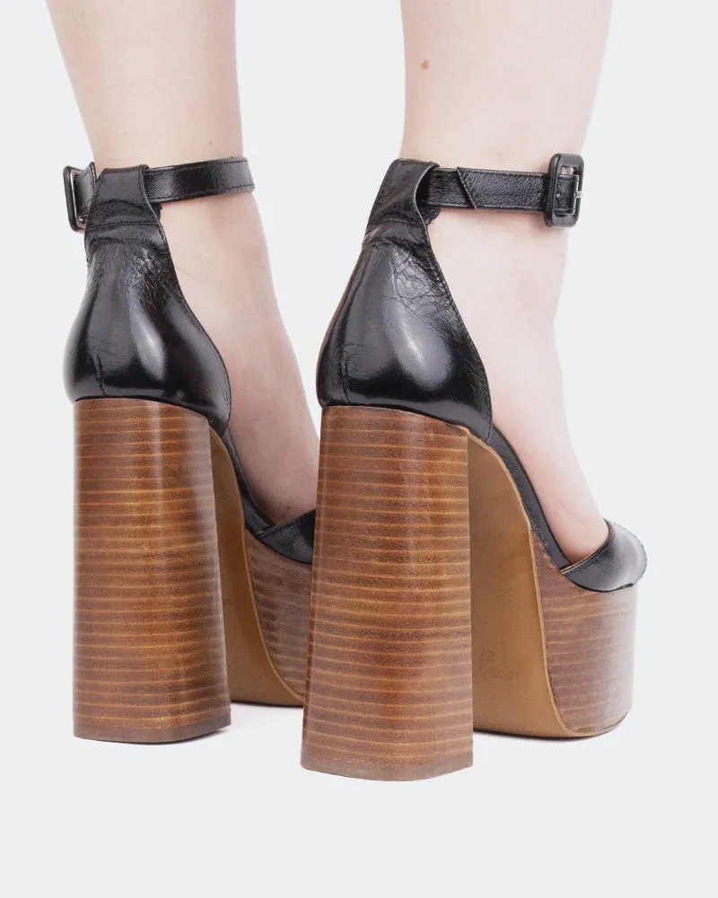 Walton Noir Brun Cuir